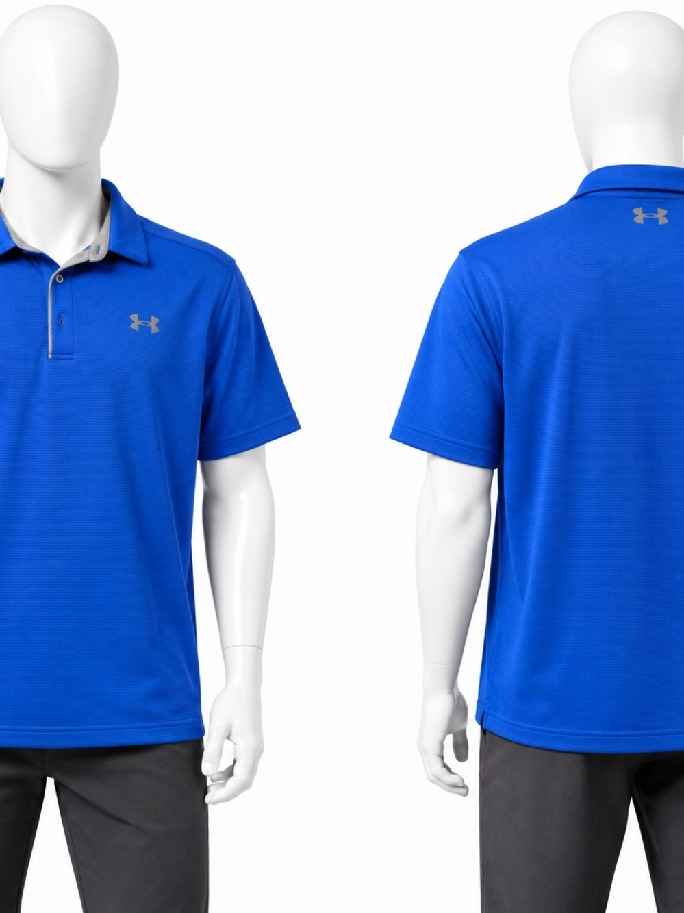 Under Armour Men’s Bright Blue Short-Sleeve Polo